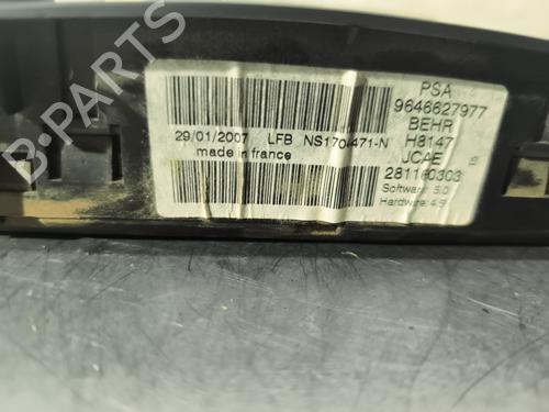 AC-Styringsenhed/Manøvreenhed PEUGEOT 307 (3A/C) 1.6 HDi (90 hp) 29733037