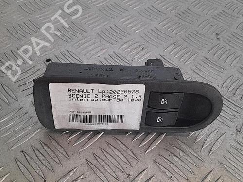 Used Left front window switch RENAULT SCÉNIC II (JM0/1_) 1.5 dCi (JM1E, JM16) (106 hp) 21698562