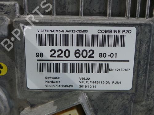 Instrument cluster PEUGEOT 208 II (UB_, UP_, UW_, UJ_) 1.2 PureTech 100 | BP22326638C47 