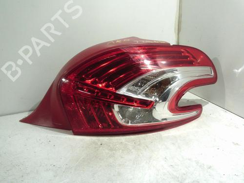 Used Right taillight PEUGEOT 208 I (CA_, CC_) 1.4 HDi (68 hp) 22539587