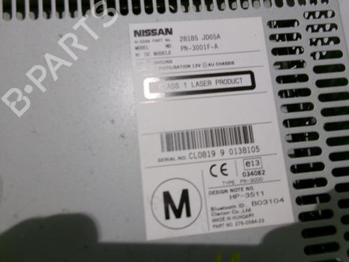 Radio NISSAN QASHQAI / QASHQAI +2 I (J10, NJ10, JJ10E) 2.0 dCi All-wheel Drive | BP22326453E6 