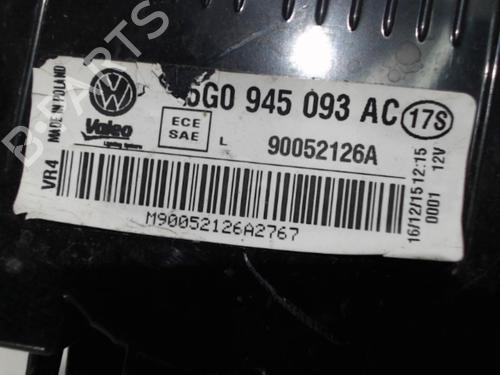 Left tailgate light VW GOLF VII (5G1, BQ1, BE1, BE2) 2.0 TDI | BP22325701C79 