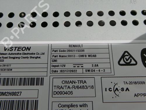 Radio RENAULT CLIO V (B7_) 1.0 SCe 75 (B7M5) | BP37738798E6 - Image 2