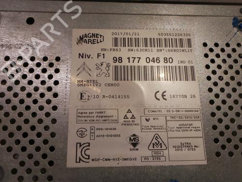 Radio PEUGEOT PARTNER Box Body/MPV 1.6 BlueHDi 100 | BP32307158E6 