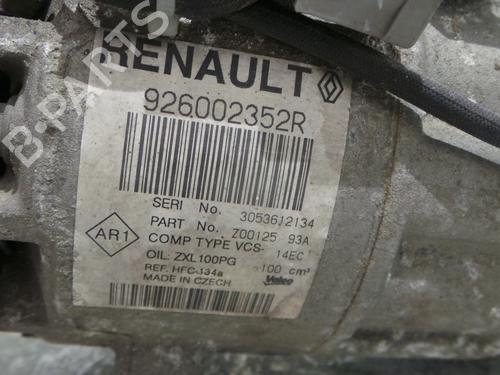 Used AC compressor AC compressor RENAULT CLIO IV (BH_) 1.5 dCi 75 (75 hp) 36221864 36221864