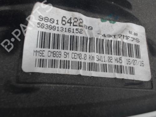 Used Instrument cluster Instrument cluster CITROËN BERLINGO Box Body/MPV (B9) 1.6 HDi / BlueHDi 75 (75 hp) 22324097 22324097