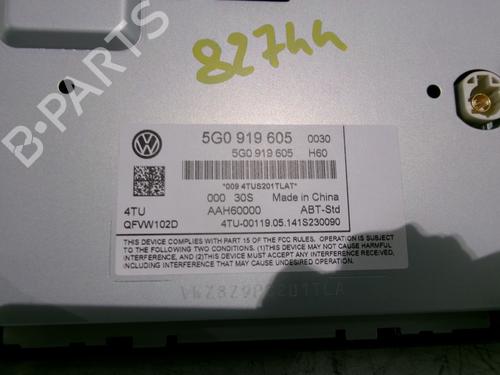 Radio VW GOLF VII (5G1, BQ1, BE1, BE2) 1.6 TDI | BP22324490E6 