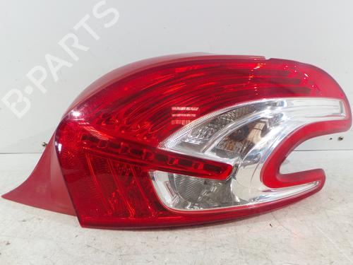 Used Right taillight PEUGEOT 208 I (CA_, CC_) 1.6 HDi (92 hp) 27704981