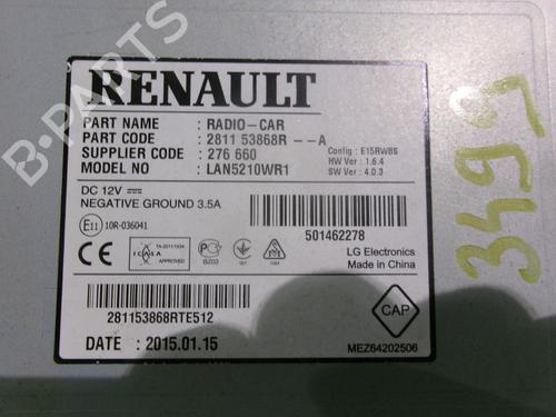 Radio RENAULT CLIO IV (BH_) 1.5 dCi 75 | BP29478080E6 