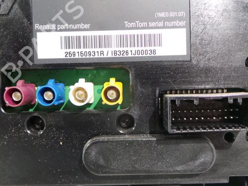 Display de informações RENAULT KANGOO / GRAND KANGOO II (KW0/1_) 1.5 dCi 90 (KW05, KW08, KW0G, KW11) | BP30398892C48