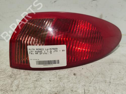 Used Right taillight ALFA ROMEO 147 (937_) 1.9 JTD (937.AXD1A, 937.BXD1A, 937.AXV1A, 937.BXB1A,... (115 hp) 22324372