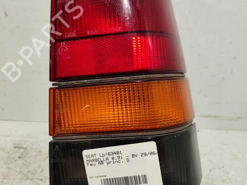Used Right taillight SEAT MARBELLA (28A) 0.9 (40 hp) 25276749