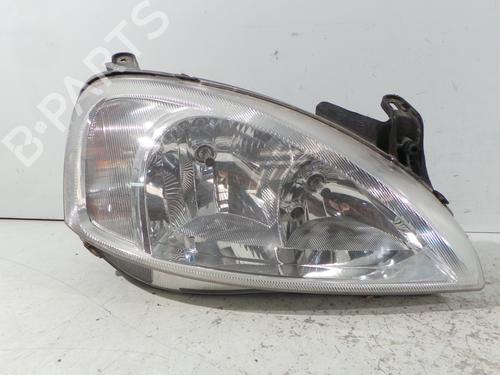 Used Right headlight OPEL CORSA C (X01) 1.2 (F08, F68) (75 hp) 30750994