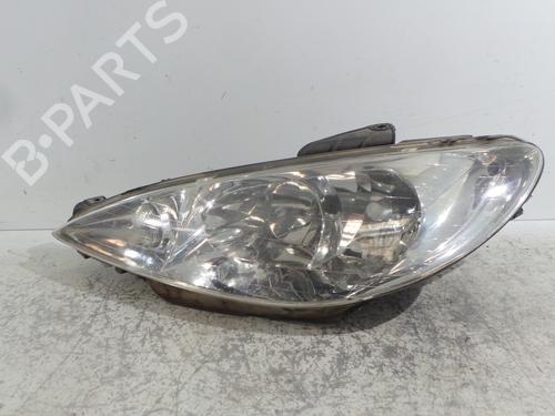 Used Left headlight Left headlight PEUGEOT 206 Hatchback (2A/C) [1998-2012] 33741422 33741422