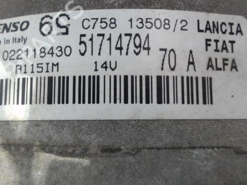 Used Alternator Alternator FIAT PANDA (169_) 1.2 (169.AXB11, 169.AXB1A) (60 hp) 22327472 22327472