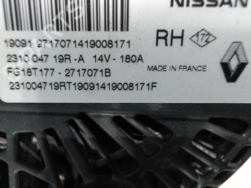 Used Alternator Alternator DACIA DUSTER (HM_) 1.5 dCi 115 (HMAD) (116 hp) 22539135 22539135