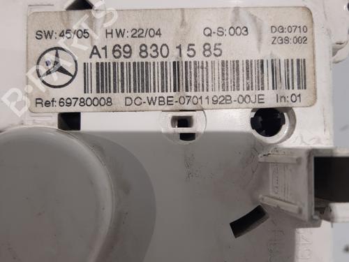 Climate control MERCEDES-BENZ B-CLASS Sports Tourer (W245) B 180 CDI (245.207) | BP22538050I5