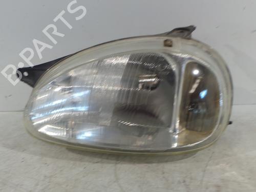 Used Left headlight OPEL CORSA B (S93) 1.4 i (F08, F68, M68) (60 hp) 27585599