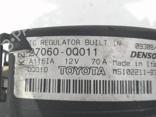 Used Alternator PEUGEOT 107 (PM_, PN_) 1.0 (68 hp) 22538561