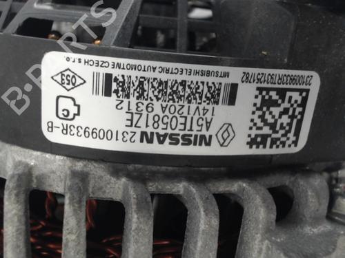 Alternator RENAULT CAPTUR I (J5_, H5_) 1.3 TCe 130 (J5NJ, J5NE) 231009933R