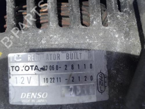 Used Alternator Alternator TOYOTA RAV 4 II (_A2_) 2.0 4WD (ACA21, ACA20) (150 hp) 22329138 22329138