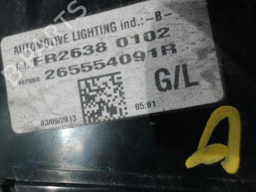 Used Left taillight RENAULT CLIO IV (BH_) 1.5 dCi 90 (90 hp) 22327326