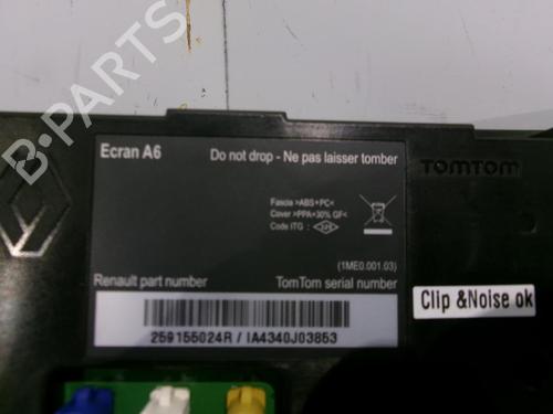 Used Display monitor Display monitor RENAULT CLIO III Grandtour (KR0/1_) 1.5 dCi (KR0H, KR1S) (106 hp) 22323282 22323282