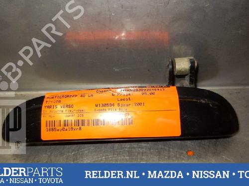 Used Rear left exterior door handle TOYOTA YARIS VERSO (_P2_) 1.3 (NCP20_, NCP22_, NCP20R, NCP22R) (86 hp) 22145592