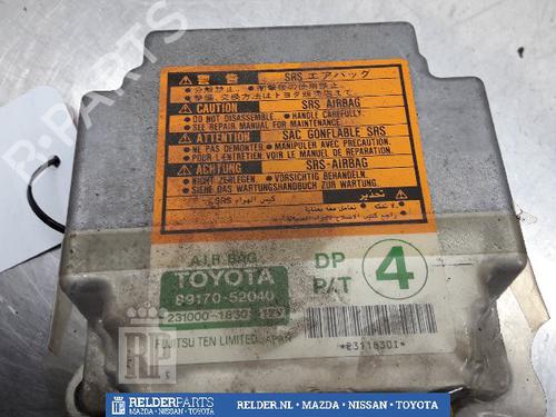 Kollisjonspute styreenhet TOYOTA YARIS (_P1_) 1.5 (NCP13_, NCP13R) (106 hp) 22157045