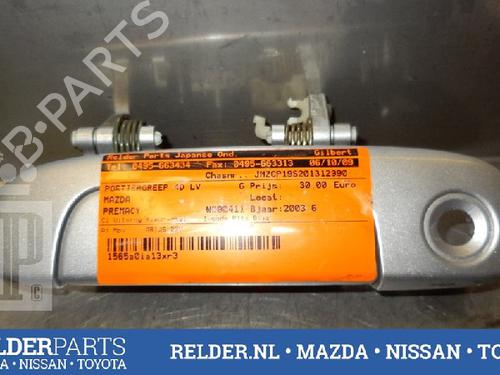 Venstre foran utvendig håndtak MAZDA PREMACY (CP) 2.0 (CP10S) (131 hp) 22135613