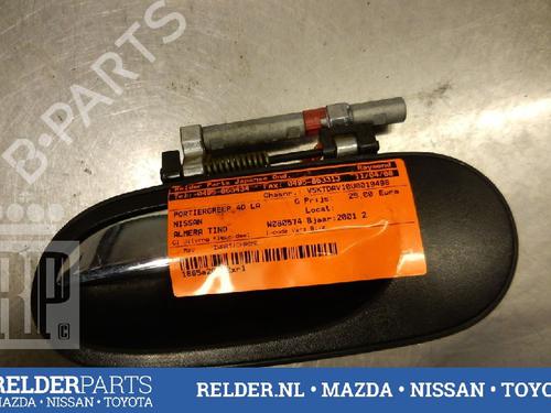 Used Rear left exterior door handle NISSAN ALMERA TINO (V10) 2.2 dCi (115 hp) 22135138
