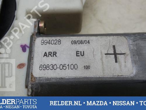 Rear right window mechanism TOYOTA AVENSIS Estate (_T25_) 2.0 D-4D (CDT250_, CDT250R) | BP22149060C25 