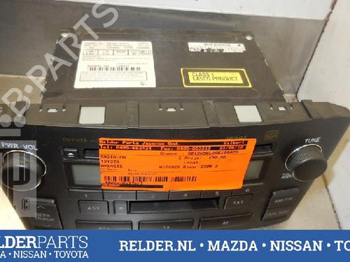 Used Radio TOYOTA AVENSIS (_T25_) 2.0 D-4D (CDT250_, CDT250R) (116 hp) 22135974