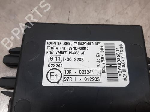 Engine control unit (ECU) TOYOTA YARIS (_P9_) 1.0 VVT-i (KSP90_, KSP90R) | BP25004786M57