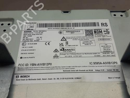Used Radio NISSAN LEAF (ZE1) Electric (218 hp) 30713373