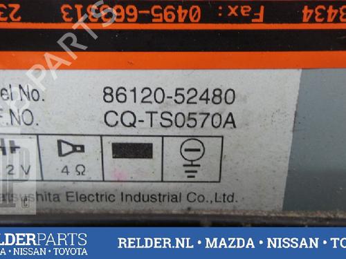 Used Radio TOYOTA YARIS (_P9_) 1.0 VVT-i (KSP90_, KSP90R) (69 hp) 22148717