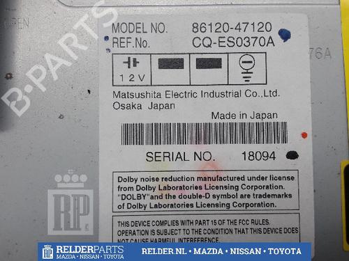 Radio TOYOTA PRIUS Liftback (_W2_) 1.5 Hybrid (NHW20_, NHW20R) | BP22156631E6 
