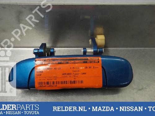 Used Rear left exterior door handle MAZDA 323 F VI Hatchback (BJ) 1.3 16V (BJ3P, BJ14) (73 hp) 22134464