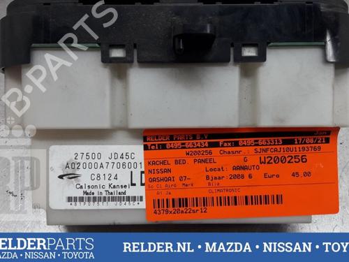 Climate control NISSAN QASHQAI / QASHQAI +2 I (J10, NJ10, JJ10E) 1.5 dCi | BP22160867I5 