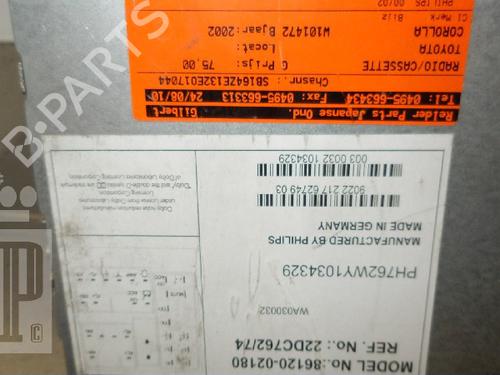 Used Radio TOYOTA COROLLA Liftback (_E11_) 1.6 (ZZE112_, ZZE112R) (110 hp) 22136246