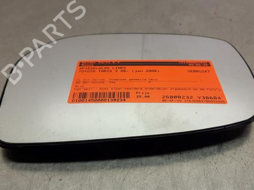 Used Left mirror glass Left mirror glass TOYOTA YARIS (_P9_) 1.0 VVT-i (KSP90_, KSP90R) (69 hp) 36489208 36489208