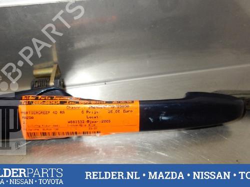 Used Rear right exterior door handle MAZDA 2 (DY) 1.4 (80 hp) 22135266