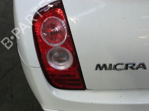 Used Left taillight NISSAN MICRA III (K12) 1.2 16V (65 hp) 22156934