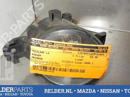 Used Left front fog light NISSAN PRIMERA Estate (WP12) 1.8 (115 hp) 22157677