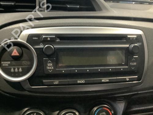 Used Radio TOYOTA YARIS (_P13_) 1.0 (KSP130_, KSP130) (69 hp) 22550166