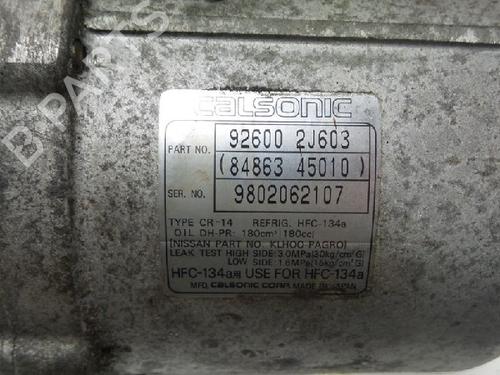 AC compressor NISSAN PRIMERA Traveller (WP11) 2.0 TD | BP22135531M34 