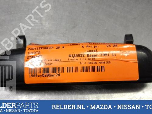 Used Exterior handle TOYOTA STARLET (_P8_) 1.3 12V Cat (EP81) (75 hp) 22145243