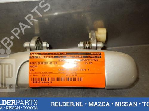 Used Rear left exterior door handle MAZDA 323 S VI Saloon (BJ) 1.6 (BJ10M) (98 hp) 22145403