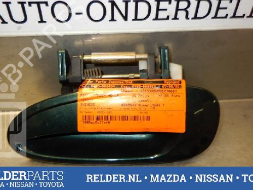 Used Rear left exterior door handle TOYOTA AVENSIS (_T22_) 2.0 D-4D (CDT220_, CDT220R) (110 hp) 22135133