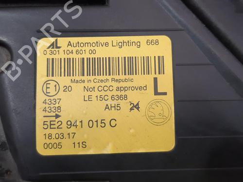 Left headlight SKODA OCTAVIA III (5E3, NL3, NR3) 1.6 TDI | BP29553566C28 